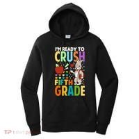 Im Ready To Crush Fifth Grade Back To School Cute Rabbit Gift Women's Hoodie thumb 0