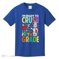 Im Ready To Crush Fifth Grade Back To School Cute Rabbit Gift Kids T-Shirt thumb 0