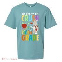 Im Ready To Crush Fifth Grade Back To School Cute Rabbit Gift Sueded Cloud Jersey T-Shirt thumb 0