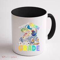 IM Ready To Crush Third Grade Monster Truck Dinosaur Coffee Mug thumb 1