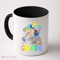 IM Ready To Crush Third Grade Monster Truck Dinosaur Coffee Mug thumb 0