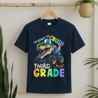 IM Ready To Crush Third Grade Monster Truck Dinosaur T-Shirt thumb 2