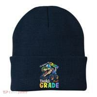 IM Ready To Crush Third Grade Monster Truck Dinosaur Beanie thumb 0