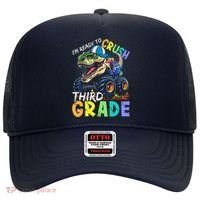 IM Ready To Crush Third Grade Monster Truck Dinosaur Hat thumb 0