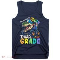 IM Ready To Crush Third Grade Monster Truck Dinosaur Tank Top thumb 0