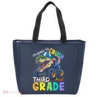 IM Ready To Crush Third Grade Monster Truck Dinosaur Tote Bag thumb 0
