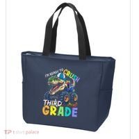 IM Ready To Crush Third Grade Monster Truck Dinosaur Tote Bag thumb 3