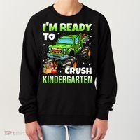 I'm Ready To Crush Kindergarten Monster Truck Women's Sweatshirt thumb 0