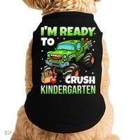I'm Ready To Crush Kindergarten Monster Truck Doggie Tank thumb 0