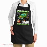 I'm Ready To Crush Kindergarten Monster Truck Apron thumb 2