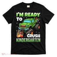 I'm Ready To Crush Kindergarten Monster Truck T-Shirt thumb 0