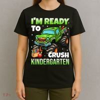 I'm Ready To Crush Kindergarten Monster Truck T-Shirt thumb 4