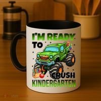 I'm Ready To Crush Kindergarten Monster Truck Coffee Mug thumb 4