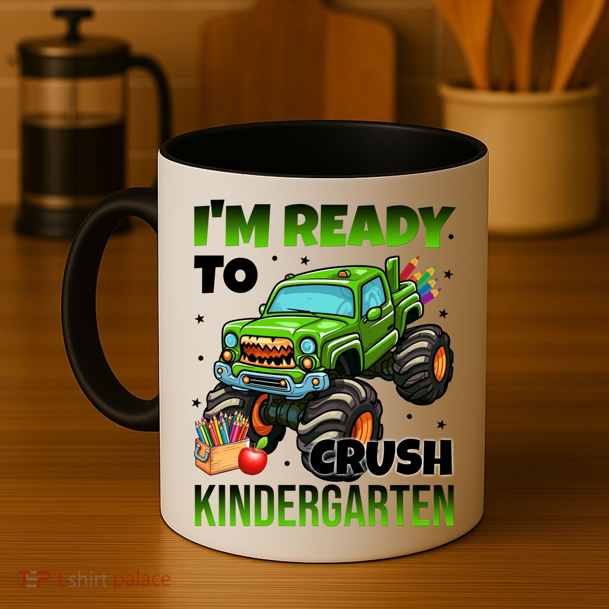I'm Ready To Crush Kindergarten Monster Truck Coffee Mug