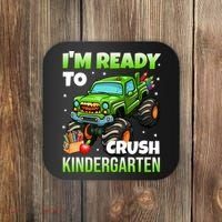 I'm Ready To Crush Kindergarten Monster Truck Coaster thumb 0