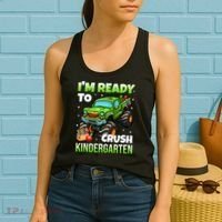 I'm Ready To Crush Kindergarten Monster Truck Women's Tank Top thumb 2