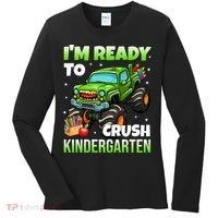 I'm Ready To Crush Kindergarten Monster Truck Women's Long Sleeve Shirt thumb 0
