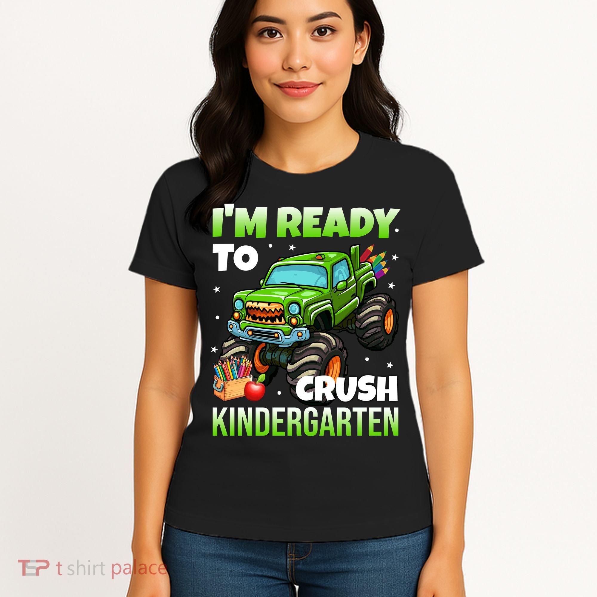 I'm Ready To Crush Kindergarten Monster Truck Women's T-Shirt