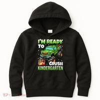 I'm Ready To Crush Kindergarten Monster Truck Kids Hoodie thumb 0