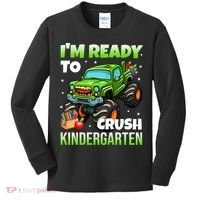I'm Ready To Crush Kindergarten Monster Truck Kids Long Sleeve Shirt thumb 0