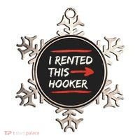 I Rented This Hooker Offensive Adult Humor Ornament thumb 0