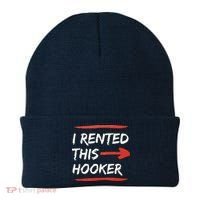 I Rented This Hooker Offensive Adult Humor Beanie thumb 0