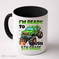 I'm Ready To Crush 5th Grade Monster Truck Coffee Mug thumb 0