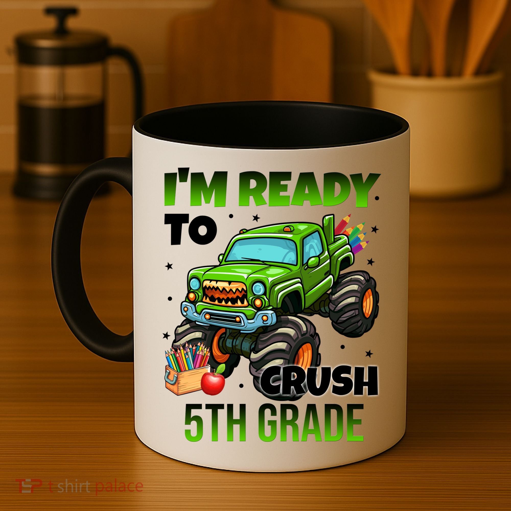 I'm Ready To Crush 5th Grade Monster Truck Coffee Mug