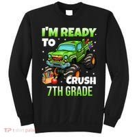 I'm Ready To Crush 7th Grade Monster Truck Sweatshirt thumb 0