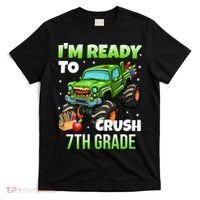 I'm Ready To Crush 7th Grade Monster Truck T-Shirt thumb 0