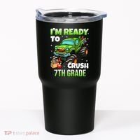I'm Ready To Crush 7th Grade Monster Truck Tumbler thumb 0