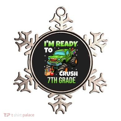 I'm Ready To Crush 7th Grade Monster Truck Ornament
