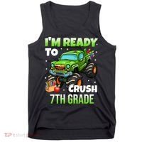 I'm Ready To Crush 7th Grade Monster Truck Tank Top thumb 0