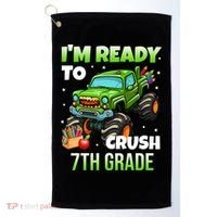 I'm Ready To Crush 7th Grade Monster Truck Golf Towel thumb 0