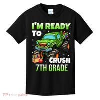 I'm Ready To Crush 7th Grade Monster Truck Kids T-Shirt thumb 0