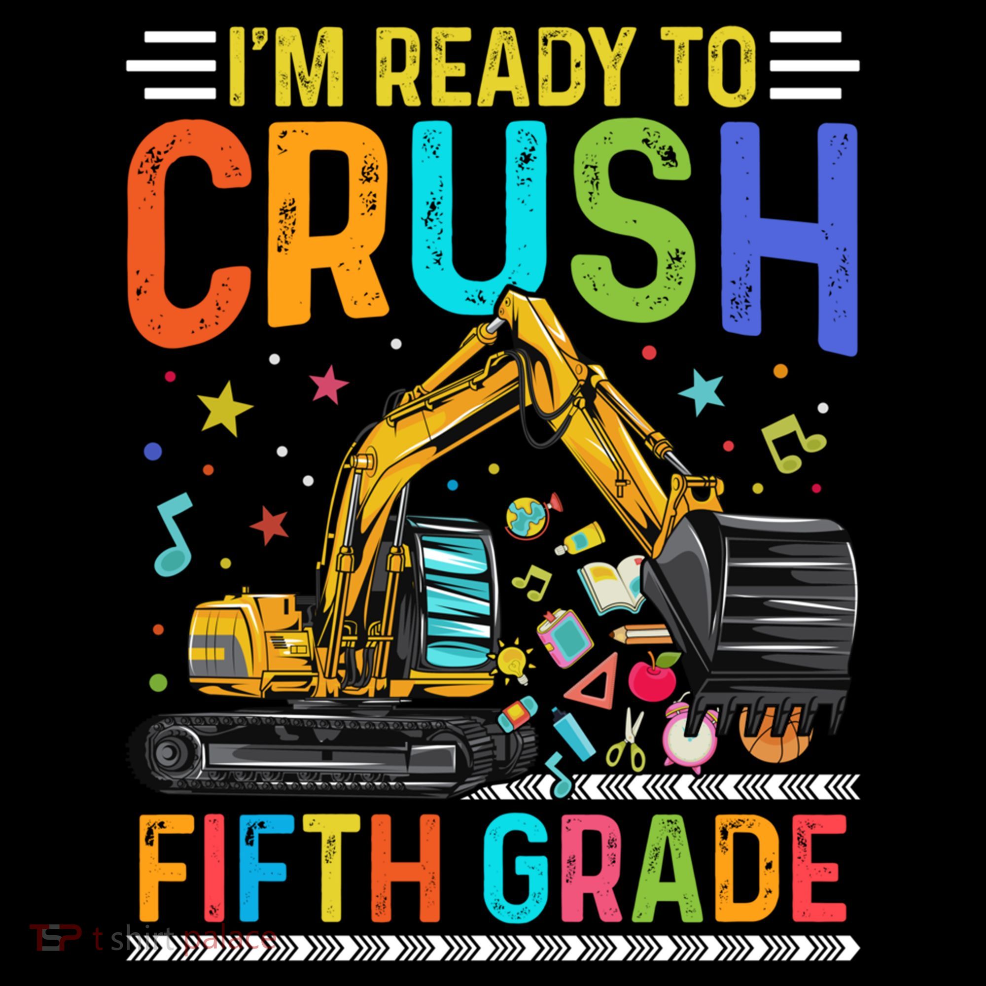 Im Ready To Crush Fifth Grade Team 5Th Grade Teacher Cute Gift Coffee Mug