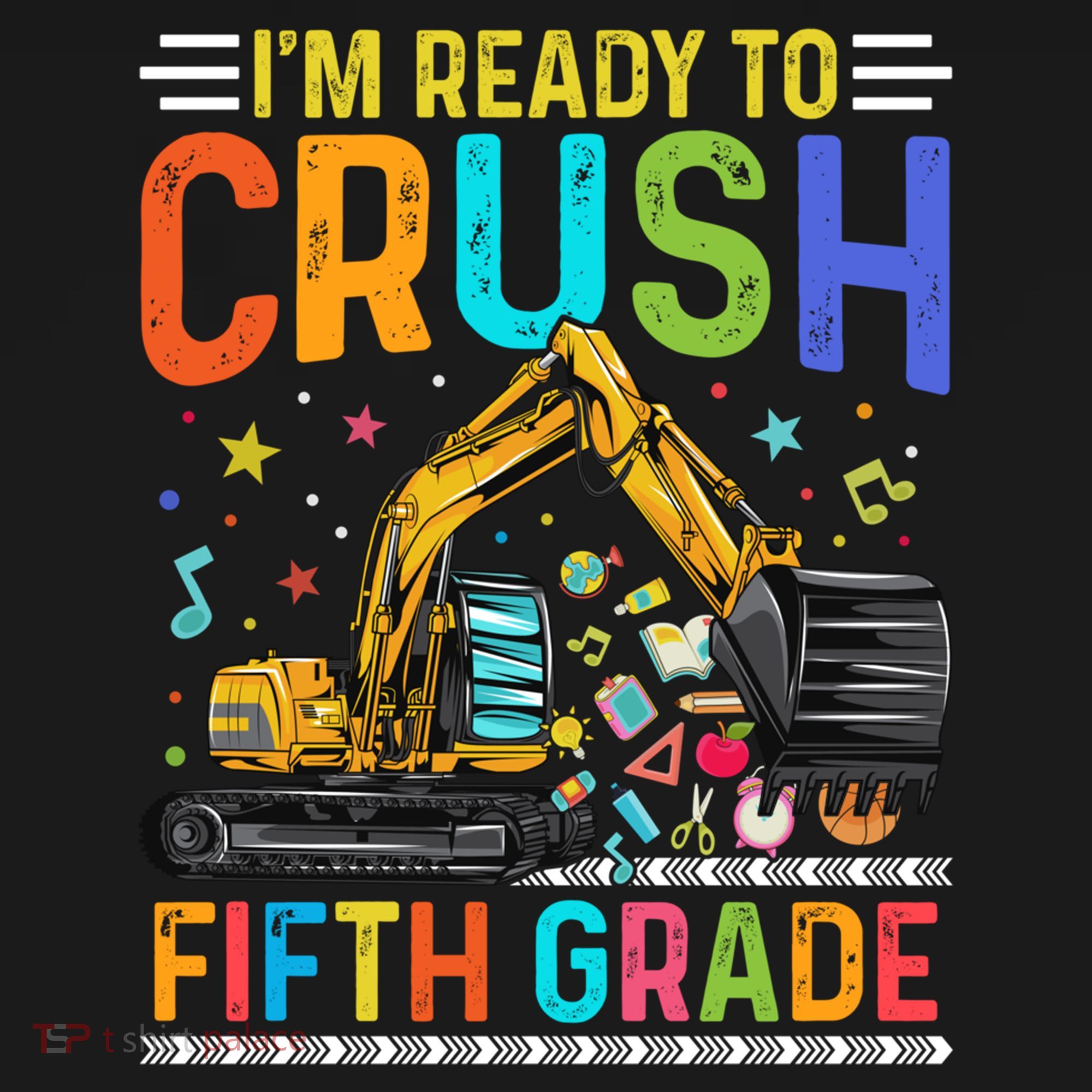 Im Ready To Crush Fifth Grade Team 5Th Grade Teacher Cute Gift Women's Hoodie