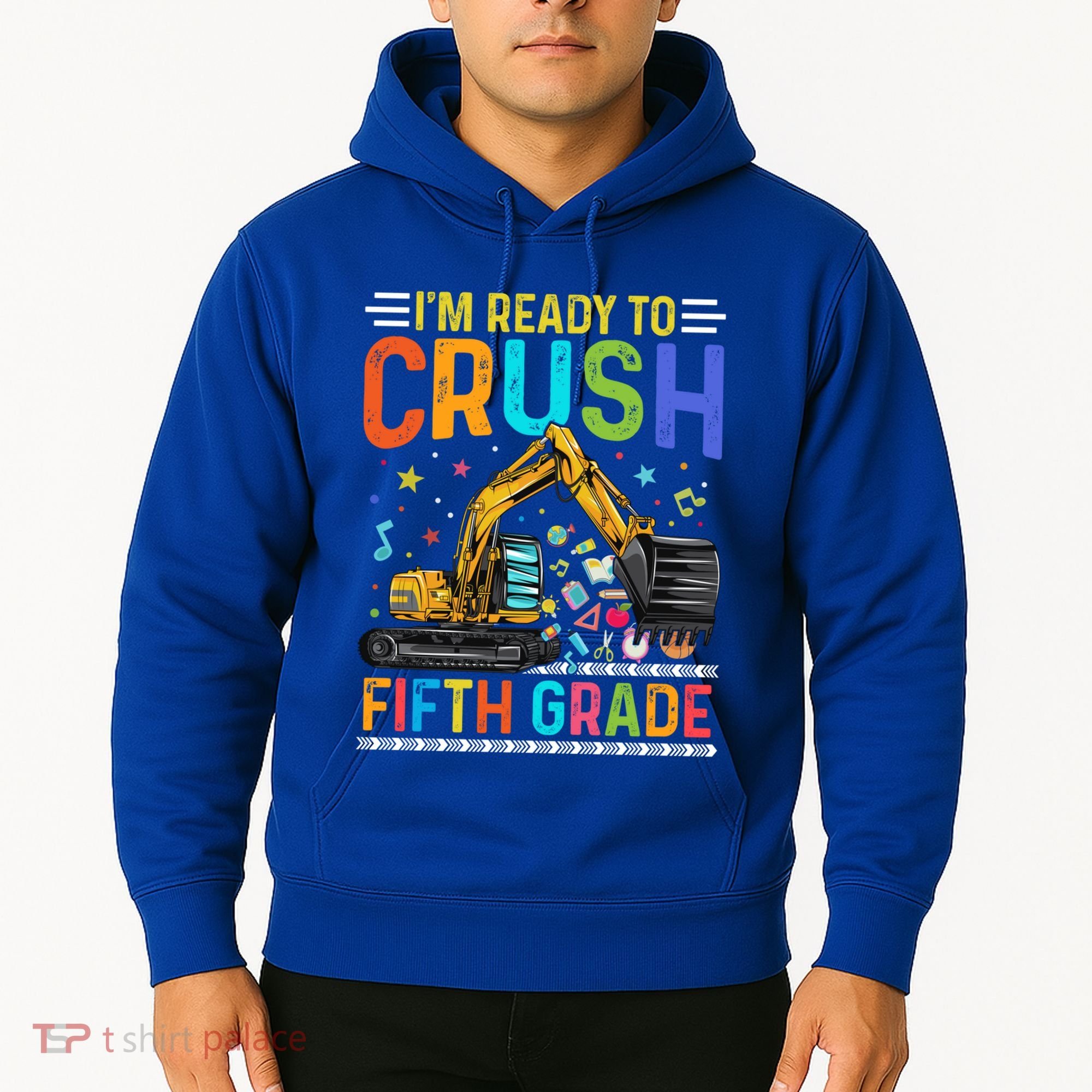 Im Ready To Crush Fifth Grade Team 5Th Grade Teacher Cute Gift Hoodie