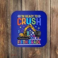 Im Ready To Crush Fifth Grade Team 5Th Grade Teacher Cute Gift Coaster thumb 0