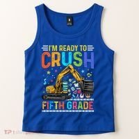 Im Ready To Crush Fifth Grade Team 5Th Grade Teacher Cute Gift Tank Top thumb 2