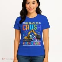 Im Ready To Crush Fifth Grade Team 5Th Grade Teacher Cute Gift Women's T-Shirt thumb 4