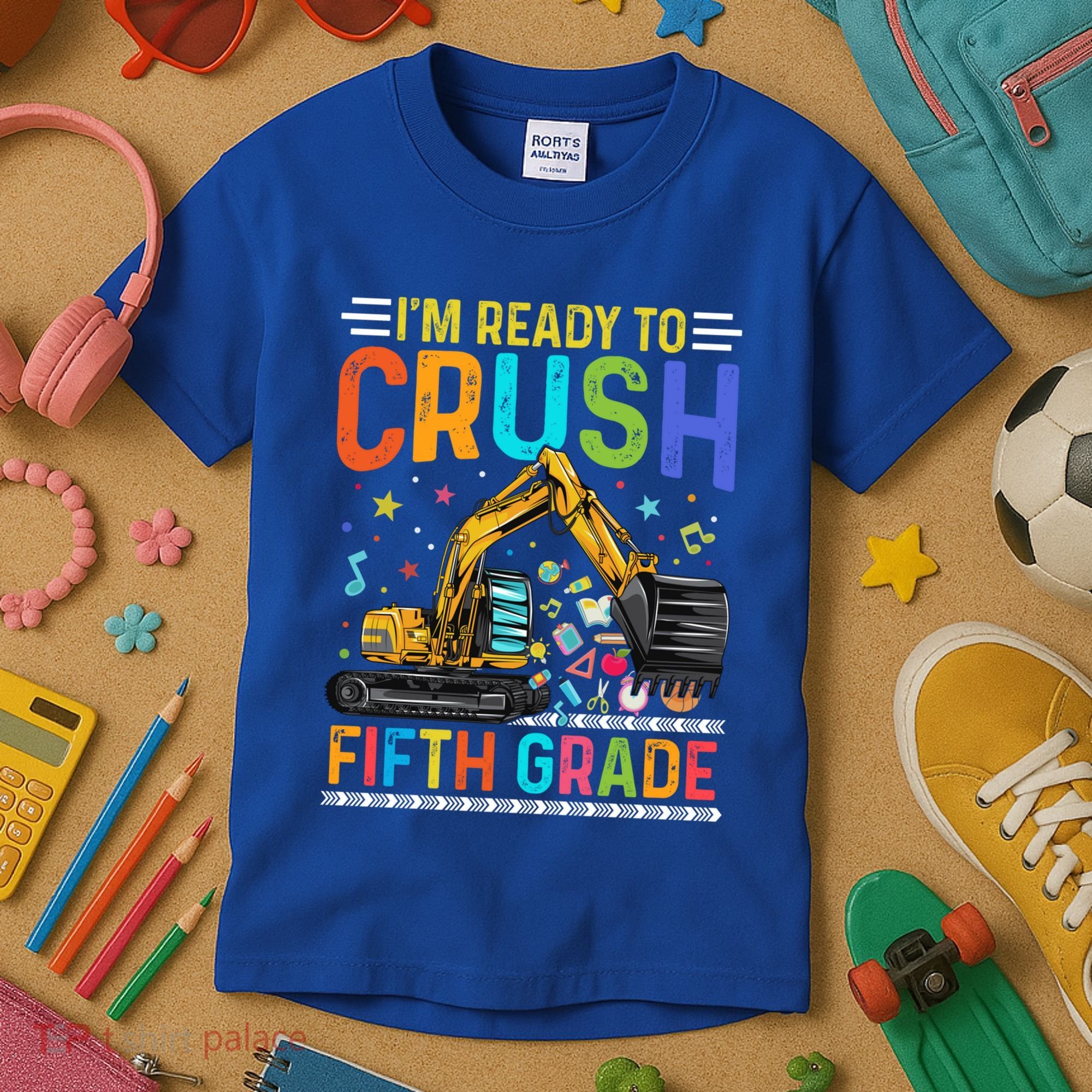 Im Ready To Crush Fifth Grade Team 5Th Grade Teacher Cute Gift Kids T-Shirt
