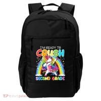 Im Ready To Crush Second Grade Unicorn Back To School Gift Backpack thumb 0