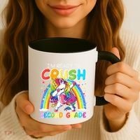 Im Ready To Crush Second Grade Unicorn Back To School Gift Coffee Mug thumb 3