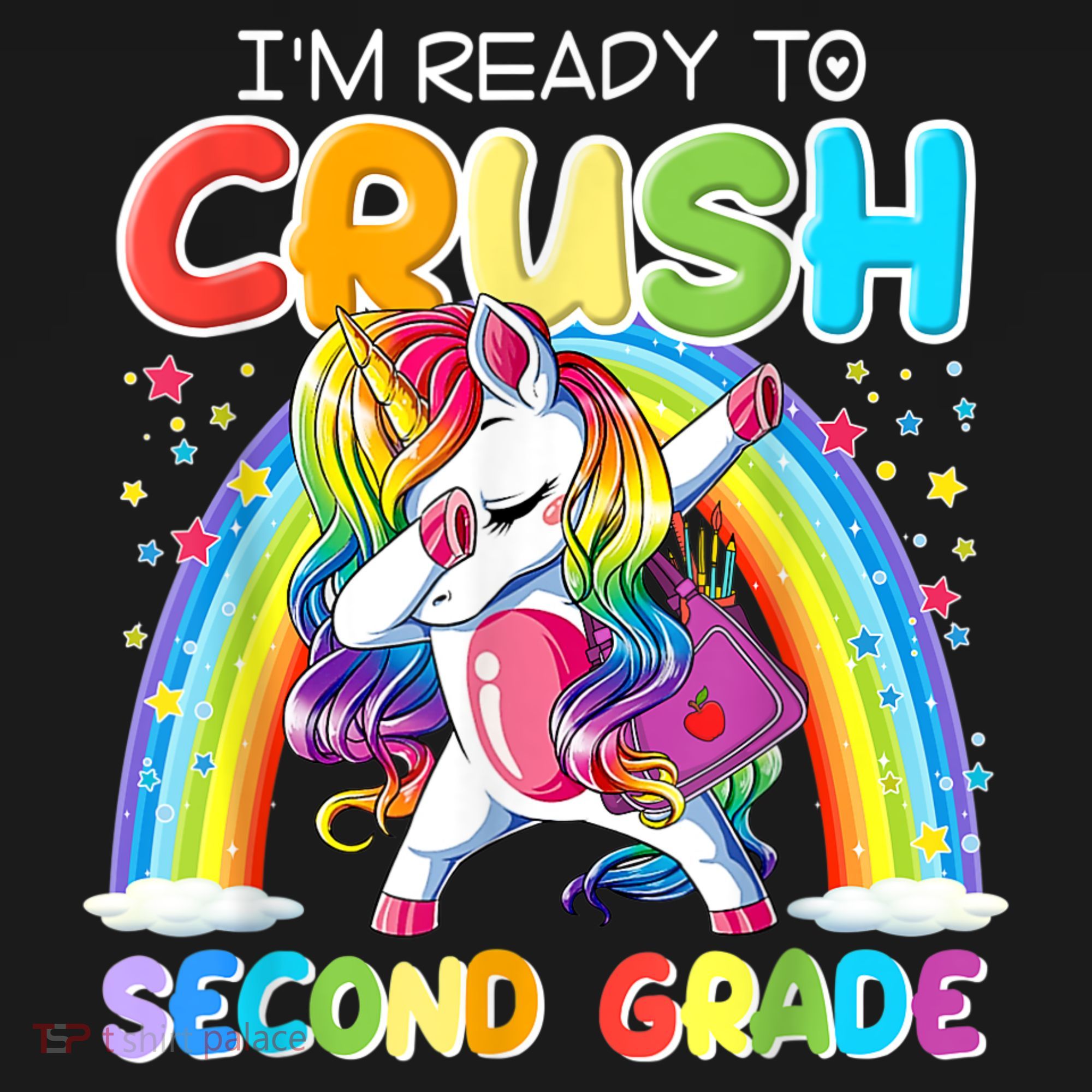 Im Ready To Crush Second Grade Unicorn Back To School Gift Ornament