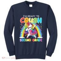 Im Ready To Crush Second Grade Unicorn Back To School Gift Sweatshirt thumb 0