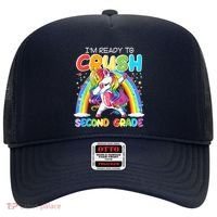 Im Ready To Crush Second Grade Unicorn Back To School Gift Hat thumb 0