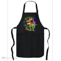 I'm Ready To Crush 1st Grade Back to School Dinosaur Apron thumb 0