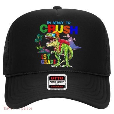 I'm Ready To Crush 1st Grade Back to School Dinosaur Hat