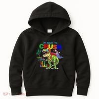 I'm Ready To Crush 1st Grade Back to School Dinosaur Kids Hoodie thumb 0